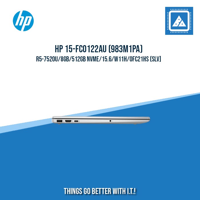 HP 15-FC0122AU (983M1PA) R5-7520U/8GB/512GB | BEST FOR STUDENT AND FREELANCER HP 15-FC0122AU (983M1PA) R5-7520U/8GB/512GB | BEST FOR STUDENT AND FREELANCER